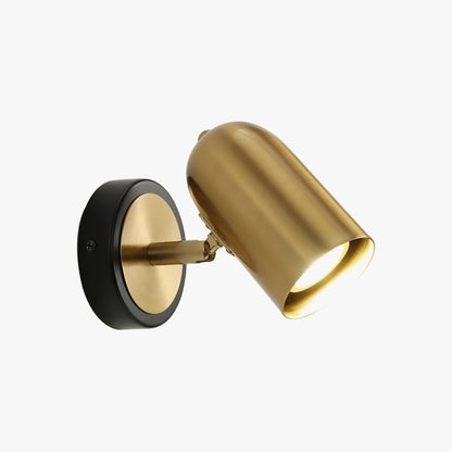 Gold Iron Wall Sconce – Modern Indoor LED Wall Light