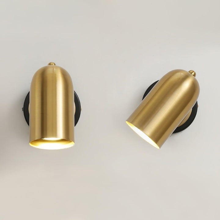 Gold Iron Wall Sconce – Modern Indoor LED Wall Light