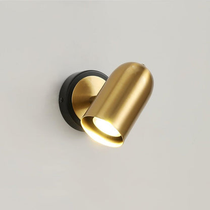 Gold Iron Wall Sconce – Modern Indoor LED Wall Light