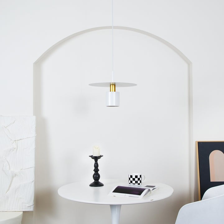 Halo Adjustable Metal Pendant Lamp – Glare-Free LED Ceiling Light