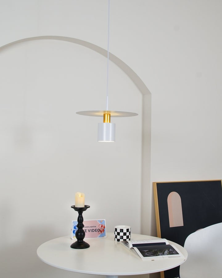 Halo Adjustable Metal Pendant Lamp – Glare-Free LED Ceiling Light