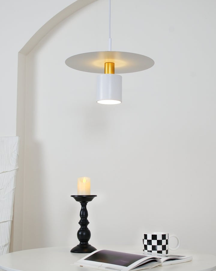 Halo Adjustable Metal Pendant Lamp – Glare-Free LED Ceiling Light