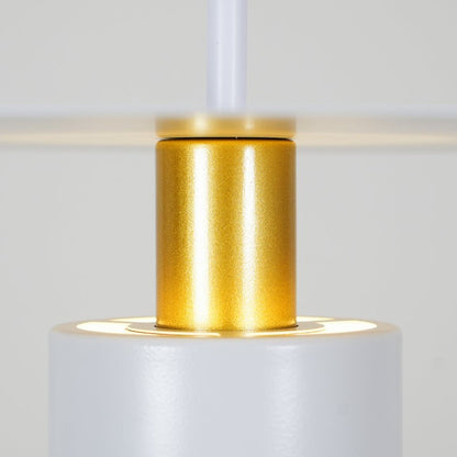 Halo Adjustable Metal Pendant Lamp – Glare-Free LED Ceiling Light