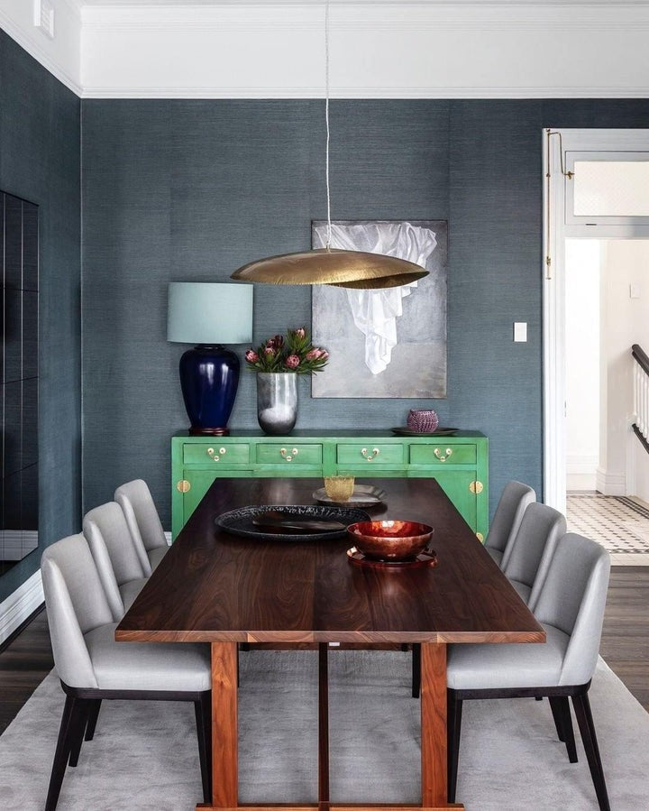 Hammered Brass Ceiling Pendant Light with Adjustable Cable