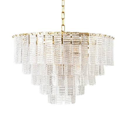 Hand-Blown Pink Murano Glass Ceiling Chandelier