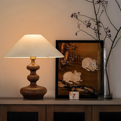 Handcrafted Gourd-Shaped Table Lamp