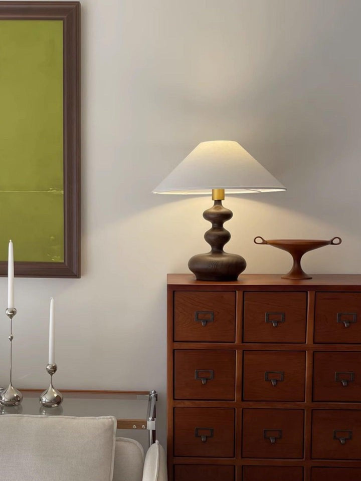 Handcrafted Gourd-Shaped Table Lamp