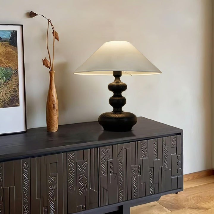 Handcrafted Gourd-Shaped Table Lamp