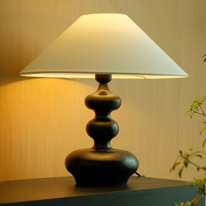Handcrafted Gourd-Shaped Table Lamp