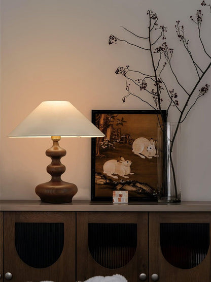 Handcrafted Gourd-Shaped Table Lamp