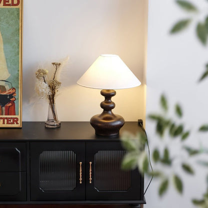 Handcrafted Gourd-Shaped Table Lamp