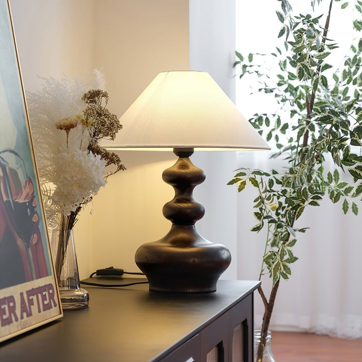 Handcrafted Gourd-Shaped Table Lamp