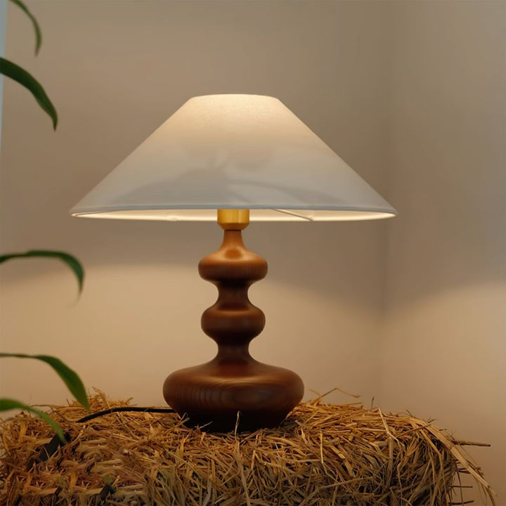Handcrafted Gourd-Shaped Table Lamp