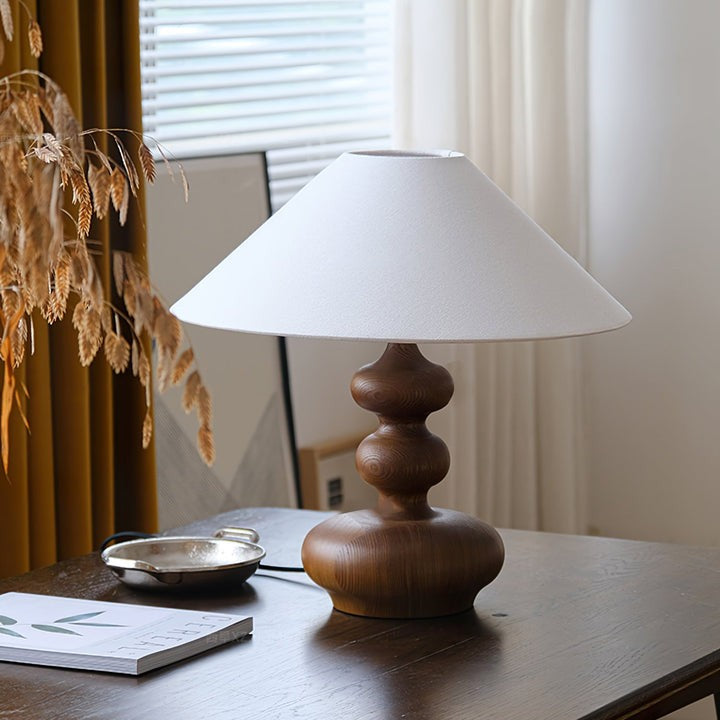 Handcrafted Gourd-Shaped Table Lamp