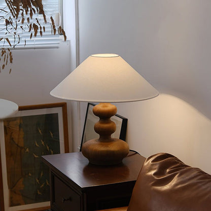 Handcrafted Gourd-Shaped Table Lamp