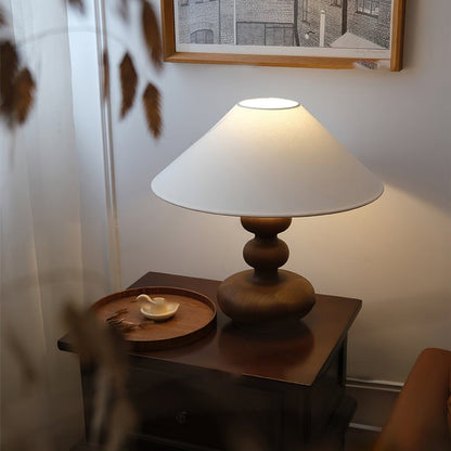 Handcrafted Gourd-Shaped Table Lamp