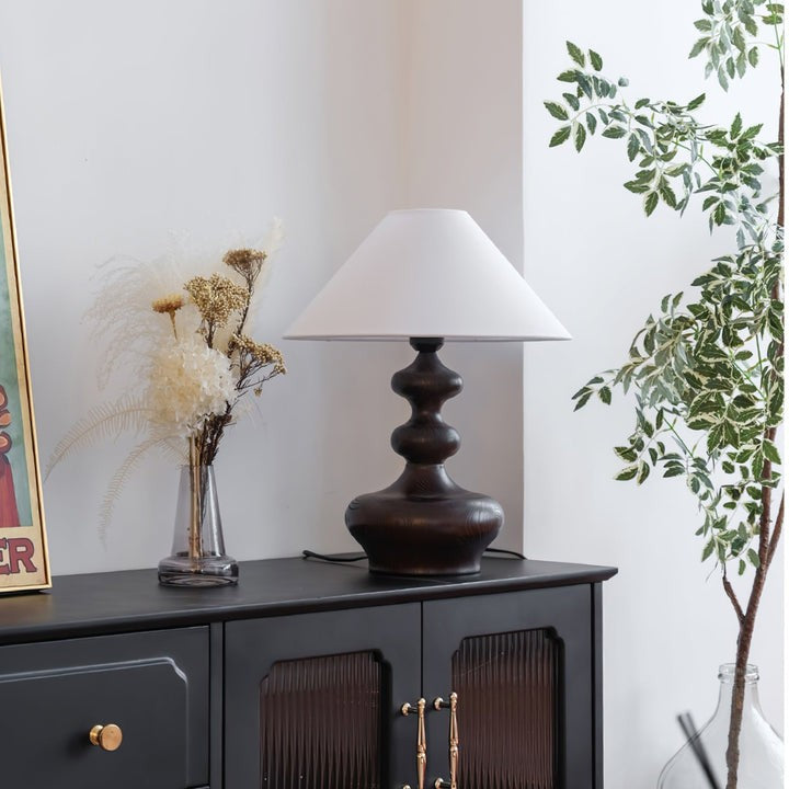 Handcrafted Gourd-Shaped Table Lamp