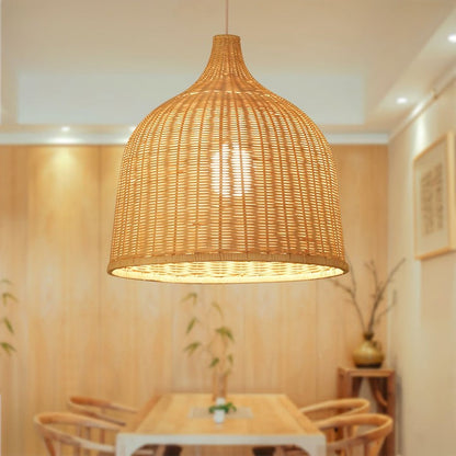 Handcrafted Rattan Pendant Ceiling Light