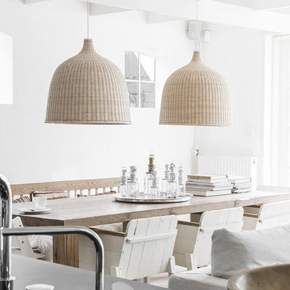 Handcrafted Rattan Pendant Ceiling Light