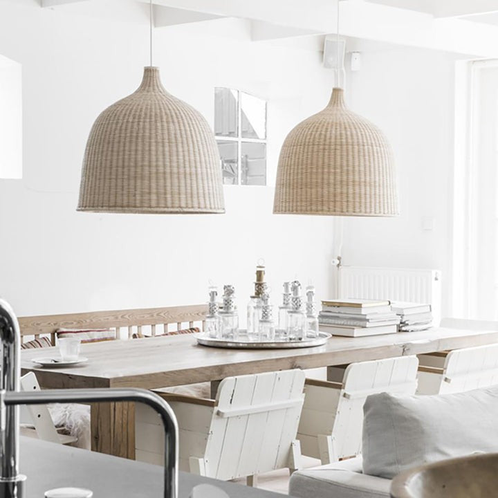 Handcrafted Rattan Pendant Ceiling Light