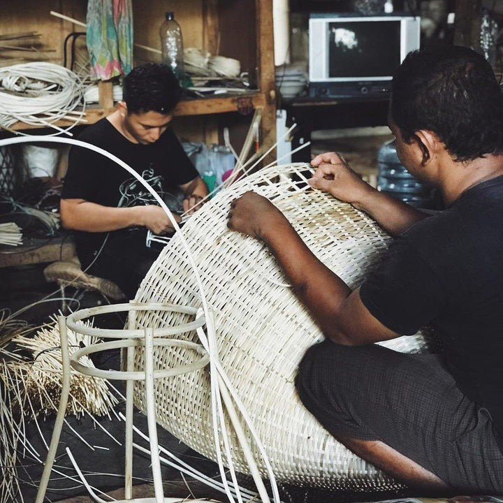 Handcrafted Rattan Pendant Ceiling Light