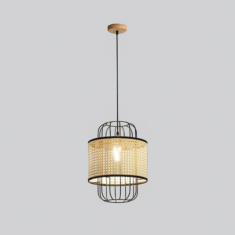 Handwoven Rattan Ceiling Pendant Light