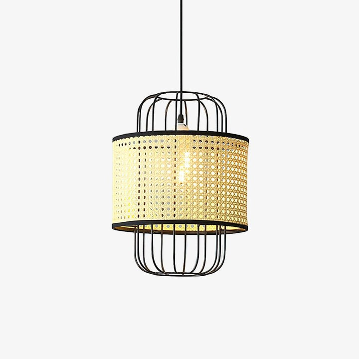 Handwoven Rattan Ceiling Pendant Light