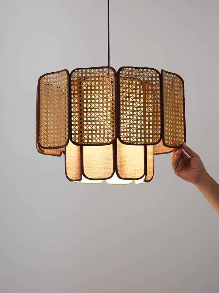 Handwoven Rattan Pendant Lamp