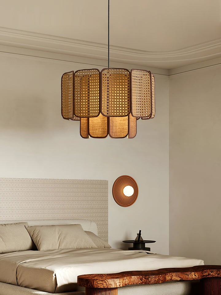 Handwoven Rattan Pendant Lamp