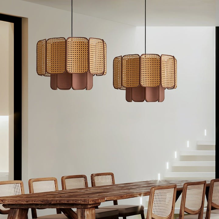 Handwoven Rattan Pendant Lamp