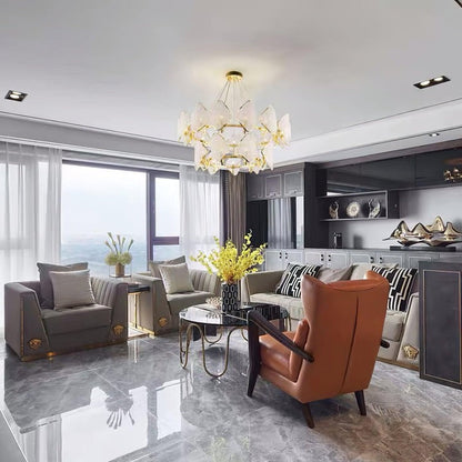Holly Multi-Light Crystal Ring Chandelier