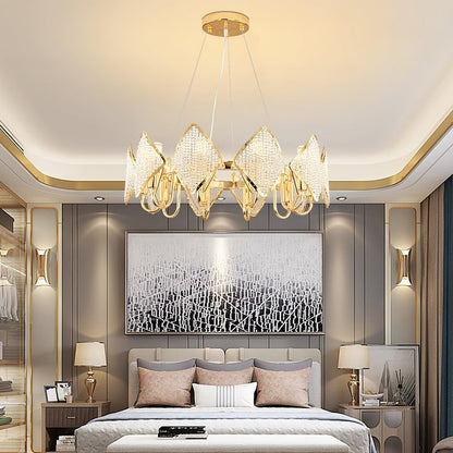 Holly Multi-Light Crystal Ring Chandelier