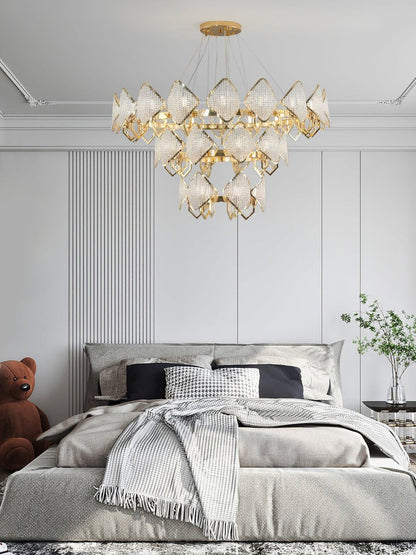 Holly Multi-Light Crystal Ring Chandelier