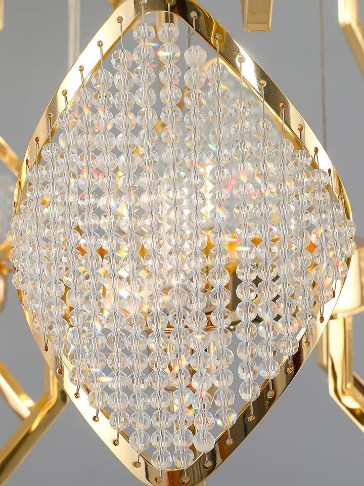 Holly Multi-Light Crystal Ring Chandelier