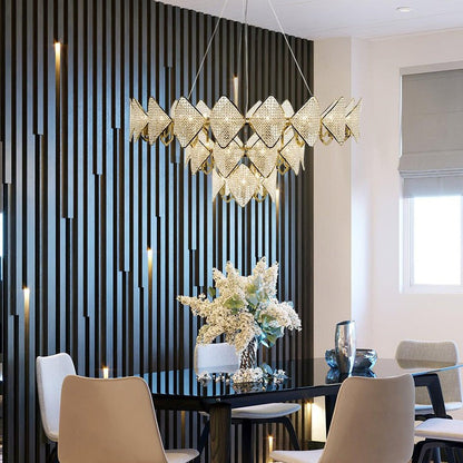 Holly Multi-Light Crystal Ring Chandelier
