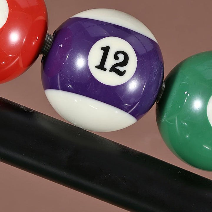 Industrial Black Billiard Pool Table Chandelier