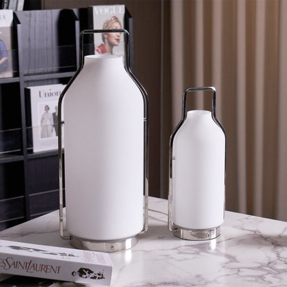 Lantern-Inspired LED Table Lamp