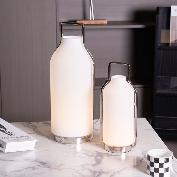 Lantern-Inspired LED Table Lamp