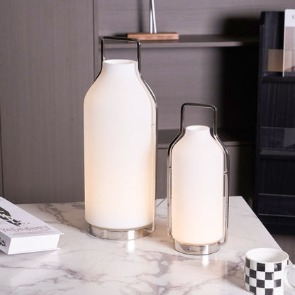 Lantern-Inspired LED Table Lamp