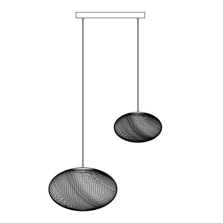 Lattice Metal Mesh Pendant Light