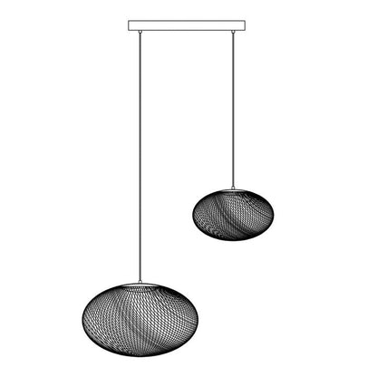 Lattice Metal Mesh Pendant Light