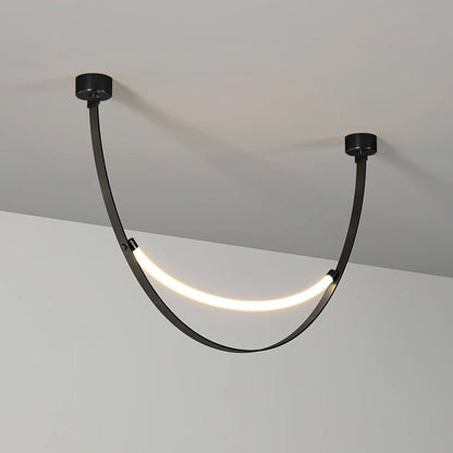 Leather Belt LED Pendant Light