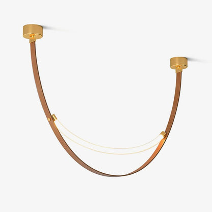 Leather Belt LED Pendant Light
