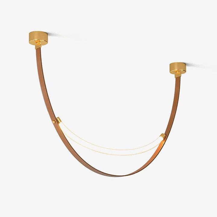 Leather Belt LED Pendant Light