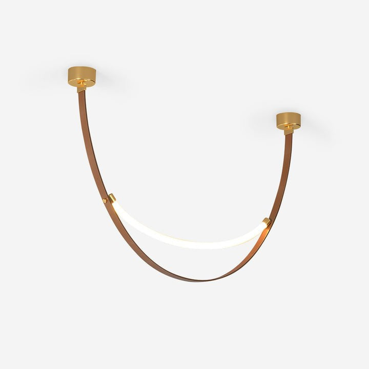 Leather Belt LED Pendant Light