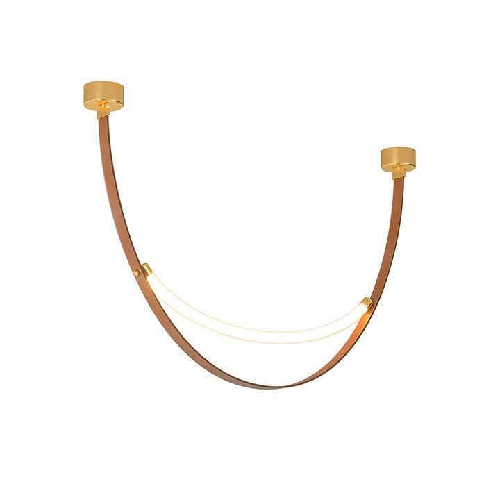 Leather Belt LED Pendant Light