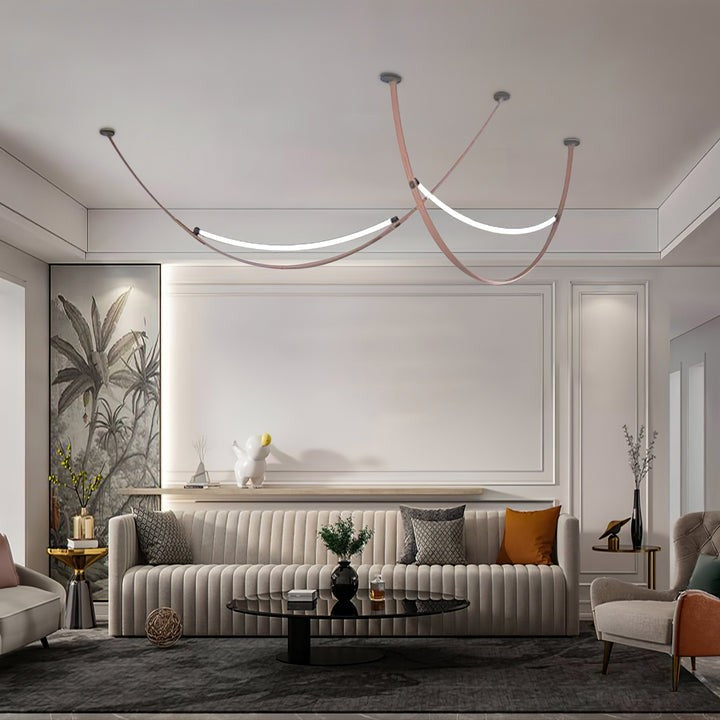 Leather Belt LED Pendant Light