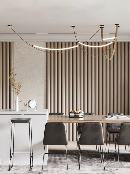 Leather Belt LED Pendant Light