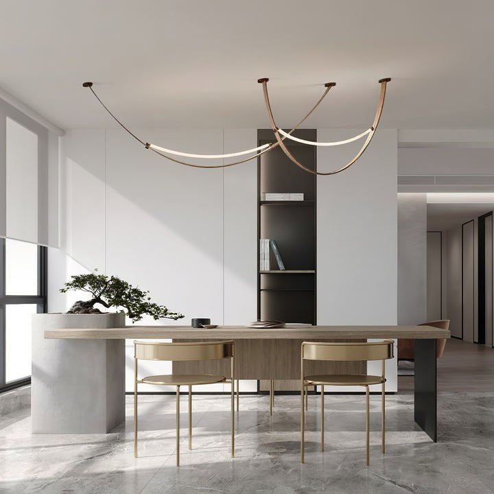 Leather Belt LED Pendant Light