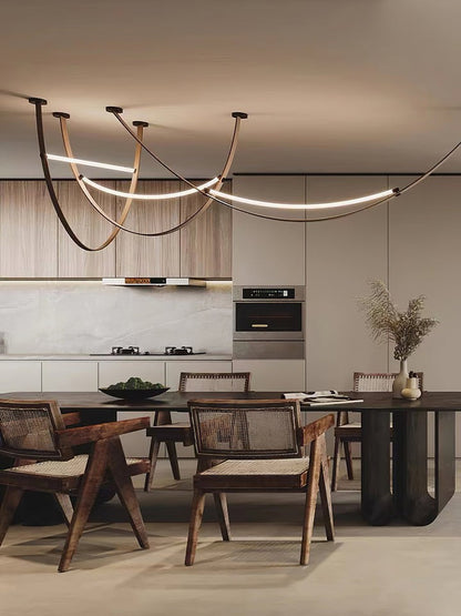 Leather Belt LED Pendant Light